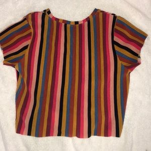 Colorful striped shirt